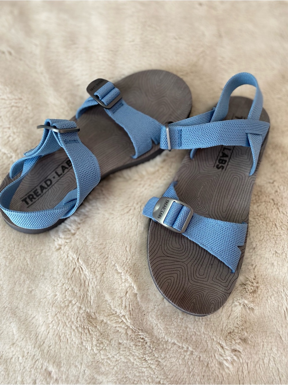Tread- Labs women’s Salinas light blue sandals